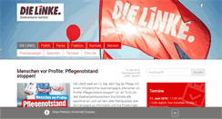 Desktop Screenshot of dielinke-iserlohn.de